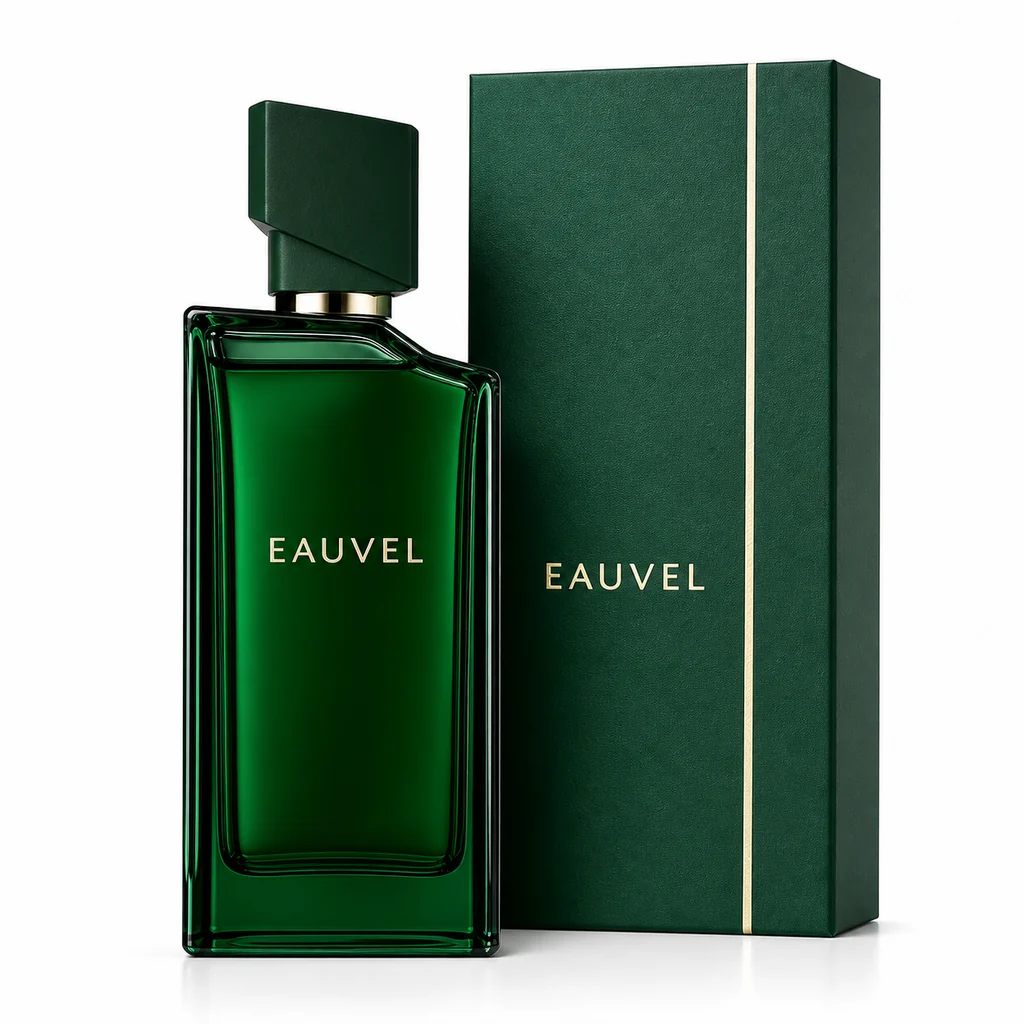 EAUVEL Jardin Vert perfume bottle and box