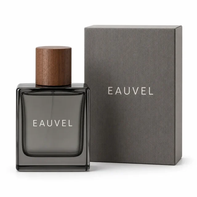 EAUVEL Santal Clair perfume bottle and box