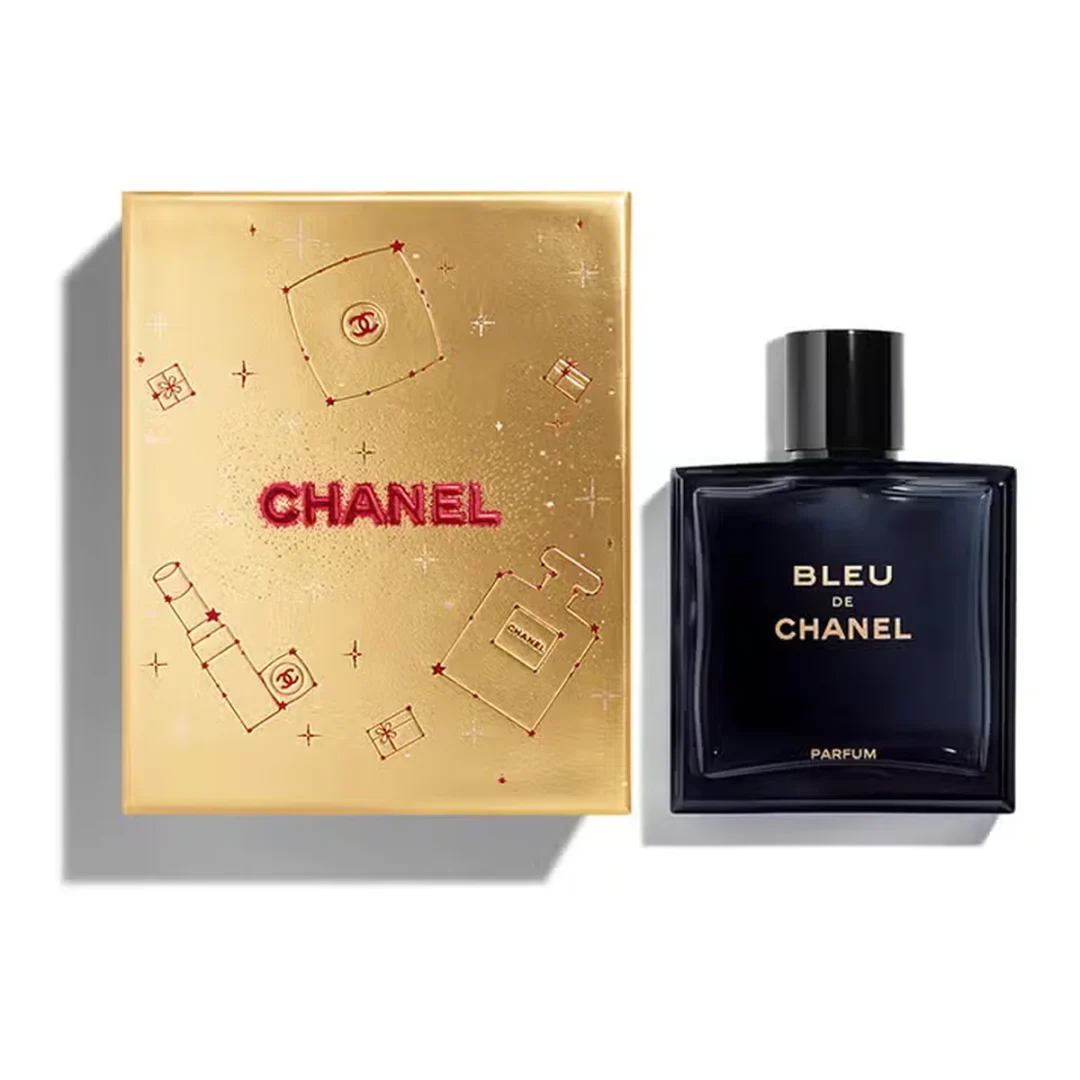 Chanel BLEU DE CHANEL Parfum Limited Gold Gift Box