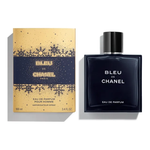 Chanel BLEU DE CHANEL Eau de Parfum Limited Gold Sleeve