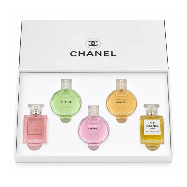 Chanel CHANCE and N°5 Miniature Fragrance Coffret 5-Piece